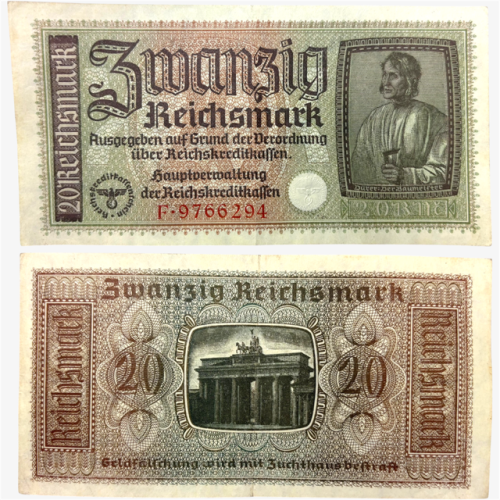 عملة ألمانيا 1940م فترة الحرب العالمية الثانية