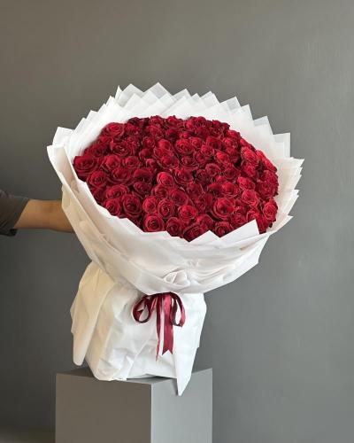 باقة ورد احمر جوري