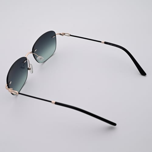 Goldline Rimless Green