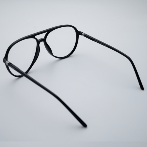 Carner Black Aviator Acetate Eyeglasses