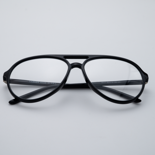 Carner Black Aviator Acetate Eyeglasses