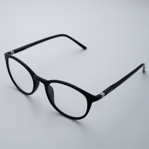 Carner Black Oval Eyeglasses