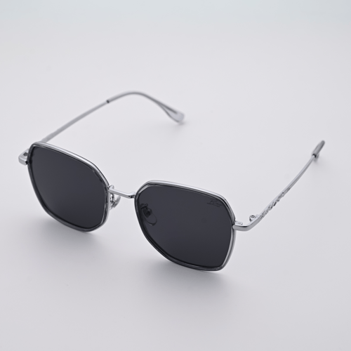 Silver Edge Square Sunglasses
