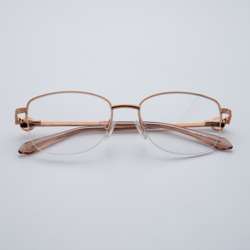Revo Gold Rimless Eyeglasses