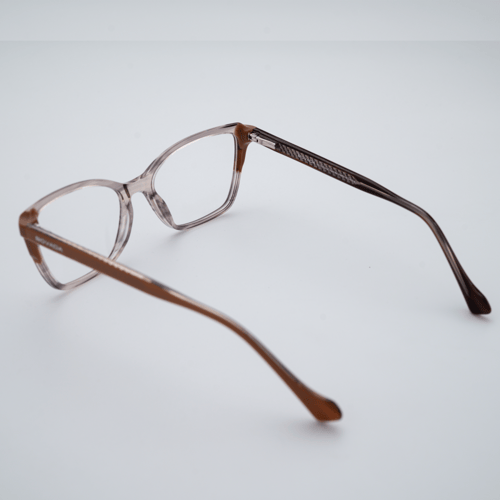 Bovada Transparent Brown Eyeglasses
