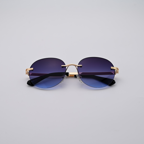 Goldline Oval Blue