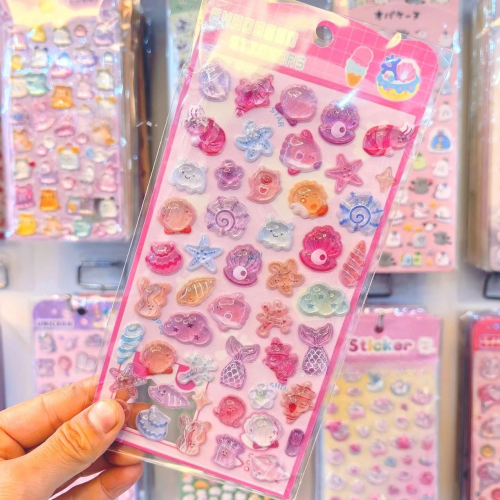 ملصق كريستالي ثلاثي الأبعاد