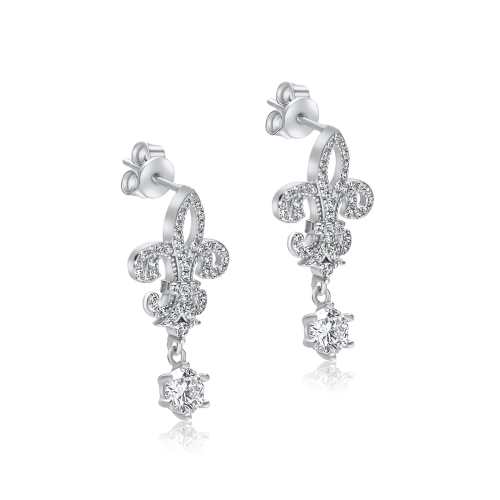 Victoria silver earrings