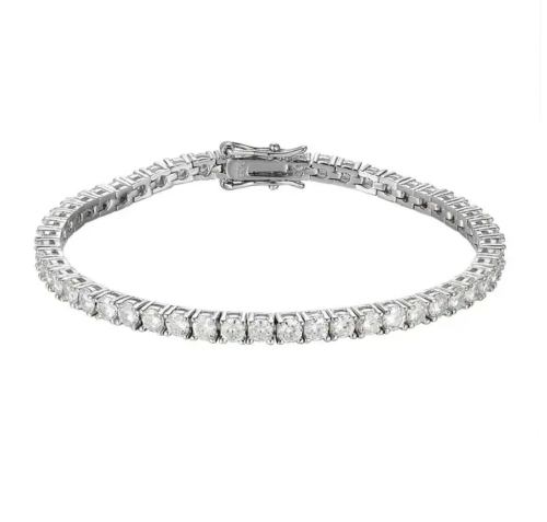 Tennis silver bracelet