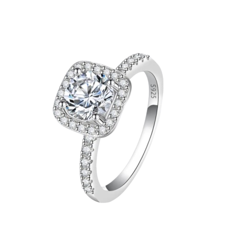 Radiance silver ring