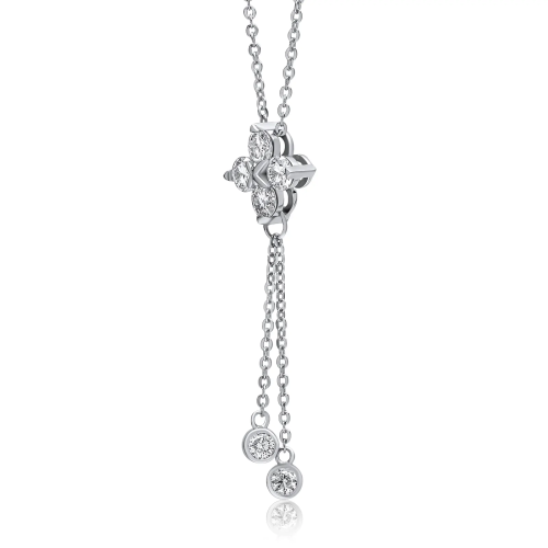 Flower blooms necklace