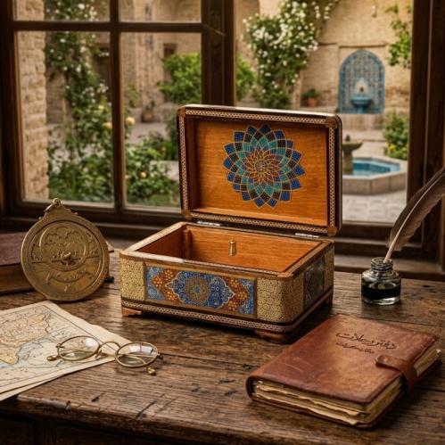 صندوق اصفهاني صناعة يدوية
