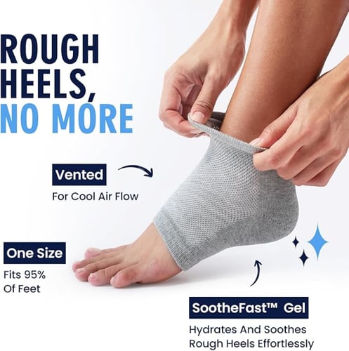 Dr. Frederick's Original Moisturizing Heel Socks f...