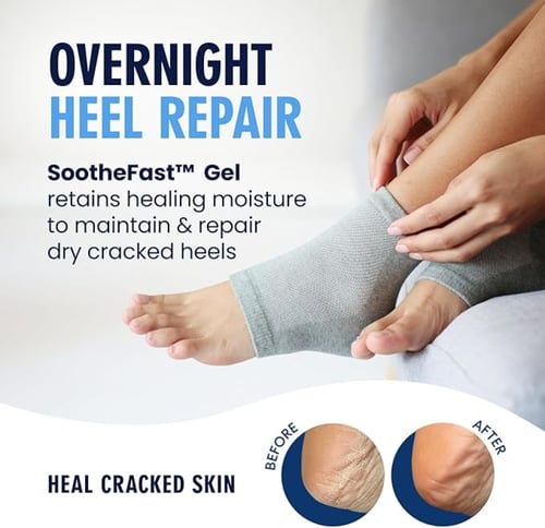 Dr. Frederick's Original Moisturizing Heel Socks f...