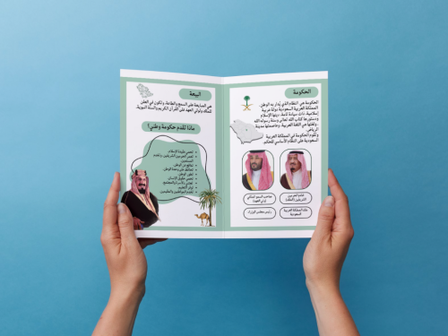 مطوية نظام الحكم رابع إبتدائي