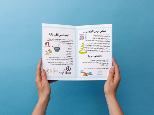 مطوية الخصائص الفيزيائية للمادة سادس إبتدائي