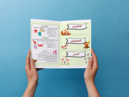 مطوية الحيوانات اللافقارية رابع إبتدائي