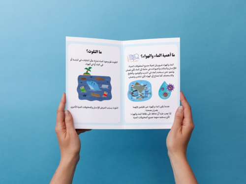 مطوية الاستفادة من موارد الارض اولى إبتدائي