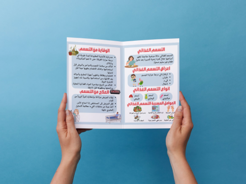 مطوية التسمم الغذائي سادس إبتدائي