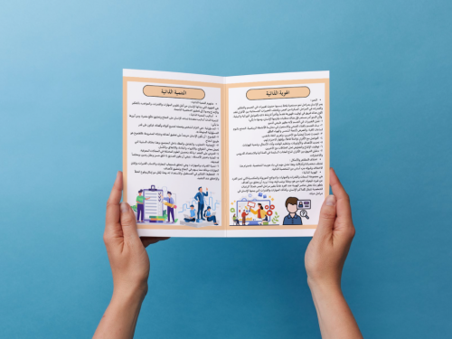 مطوية الهوية الشخصية اول متوسط