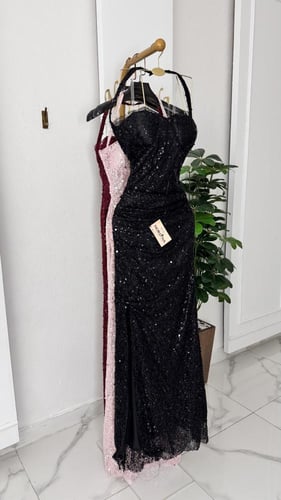 فستان جمانه بثلاثه الوان