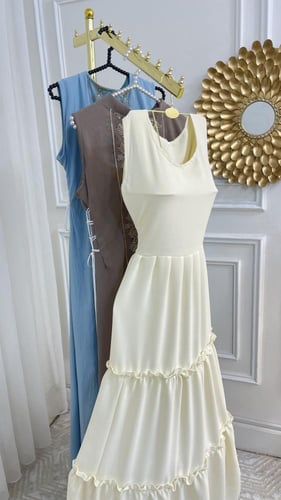 فستان ناعم بقطعتين