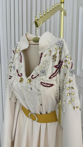 فستان بتصميم جلابيه انيق