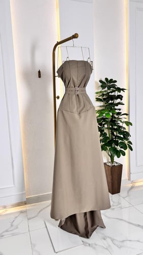 فستان العيد الانيق بلون نادر ومميز