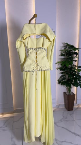 جمسوت ليموني بكريستالات يدوي