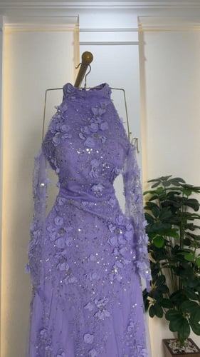 فستان سهره بلون افندر