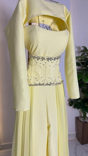 جمسوت ليموني بكريستالات يدوي