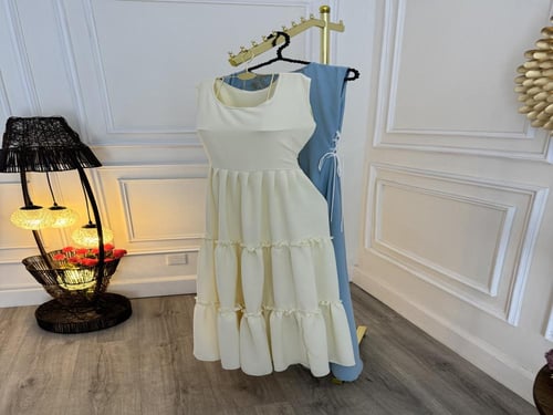 فستان ناعم بقطعتين