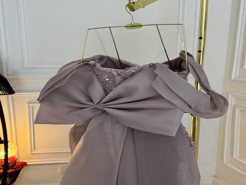 فستان سهره ترتر مع اللولو