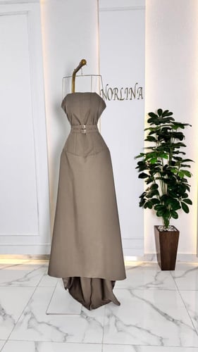 فستان العيد الانيق بلون نادر ومميز