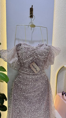 فستان سهره ترتر بلؤلؤ