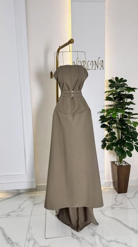 فستان العيد الانيق بلون نادر ومميز