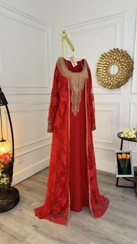 جلابيه بتطريز كمبيوتر