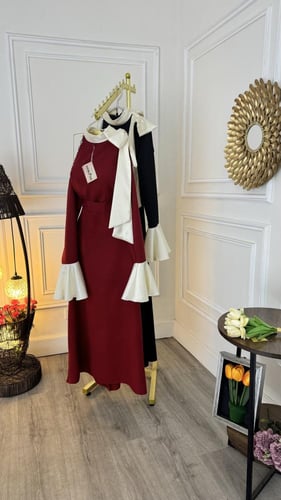 فستان العيد متوفر بلونين