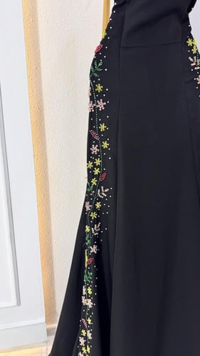 فستان لميس بشك يدوي فخم