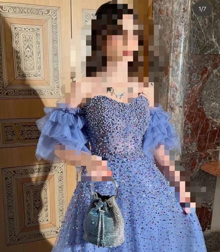 فستان مطرز لولو