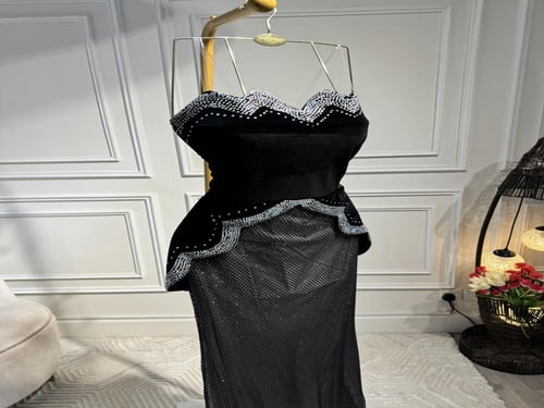 فستان جوخ بلمعه