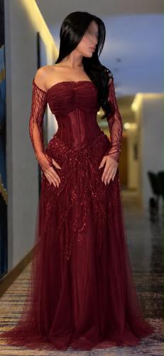 فستان سهره بكورسيه بتصميم مثالي للمناسبات الراقيه