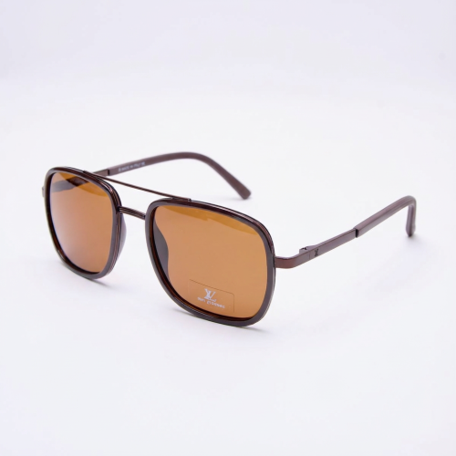 نظارة شمسية رجالية لون بني