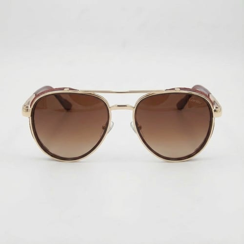 نظارة شمسية رجالية ماركة كارتير لون بني