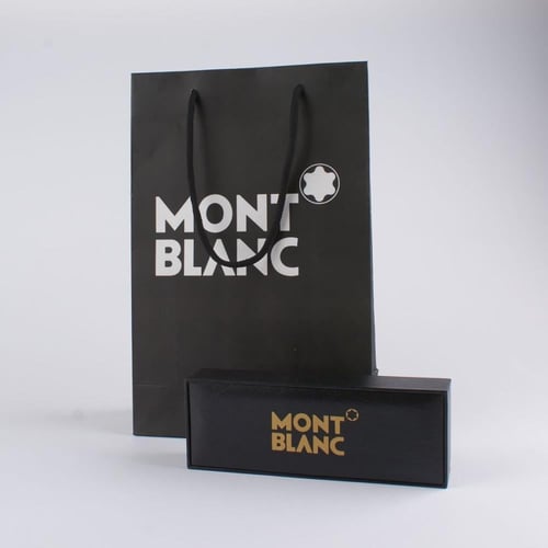 قلم وكبك مونت بلانك الذئب لون اسود