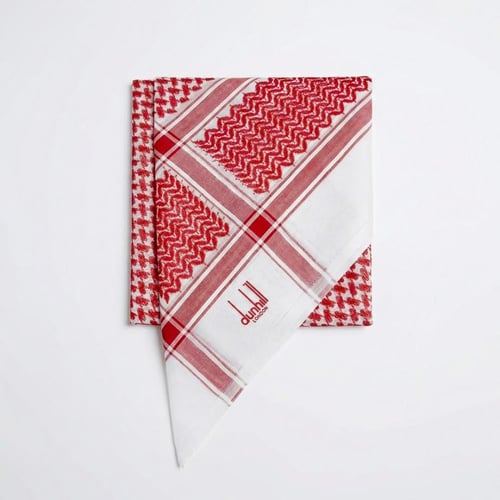 شماغ دنهل احمر غامق