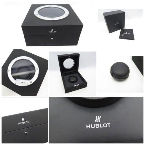 ساعة هوبلت رجالية اتوماتيك جلد اسود