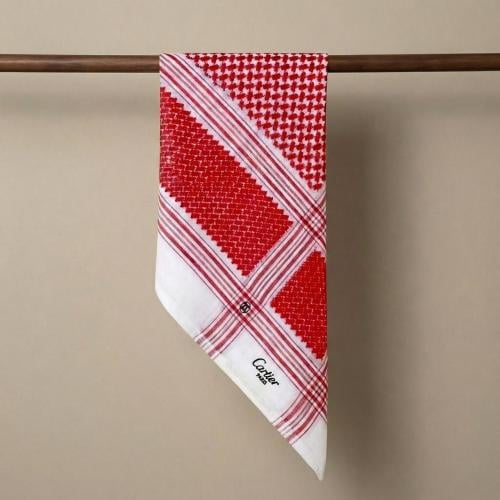 شماغ كارتير احمر