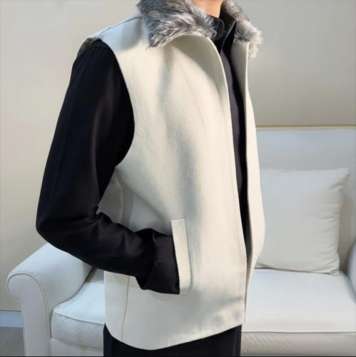 سديري جوخ سكري ياقة فرو