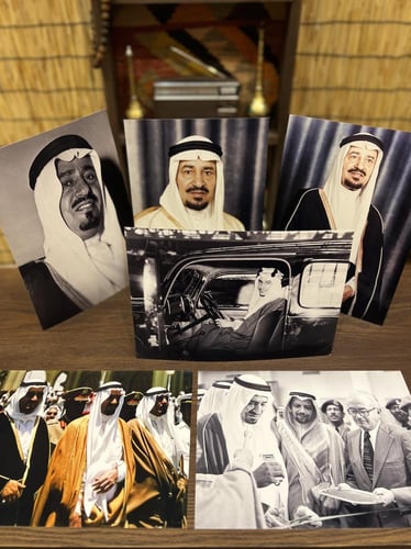 من النوادر؛ عدد ٦ صور أصل من نيقاتيف أصل للملك خال...